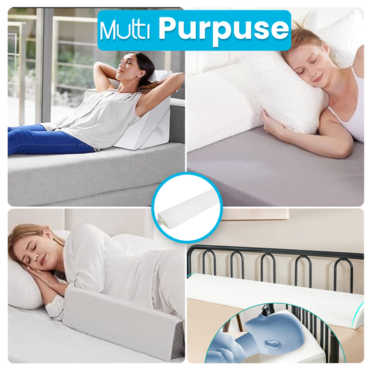 Single 90 x 20 x 15 cm Bed Gap Filler Wedge Cushion Perfect Fit for Standard Headboards