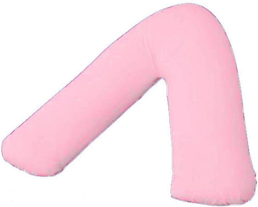 Pink V Shaped Pillow Cover