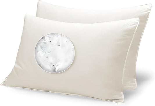 Duck Feather Pillow Pair