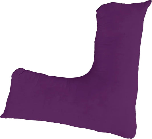 Purple V Shaped Pillow Case