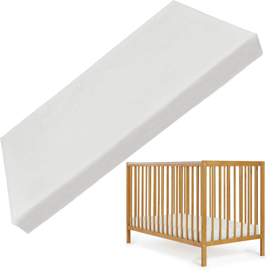 90 x 50 x 5cm Crib Mattress Toddler - Comfortable & Fitted Infant Fibre Mattress