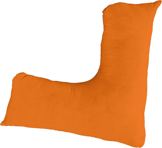 Orange V Shaped Pillow Case