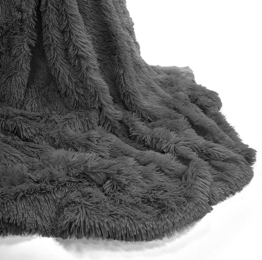 Charcoal Cuddle Throw Blanket