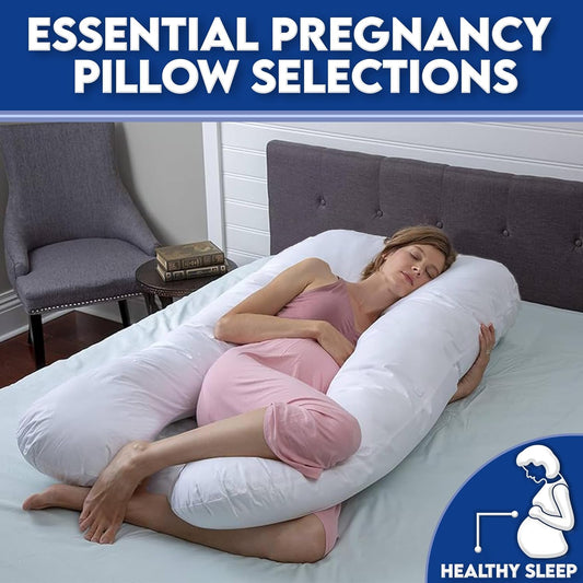 U Shaped Maternity Pillow Full Body Support Pregnancy 12ft Pillow