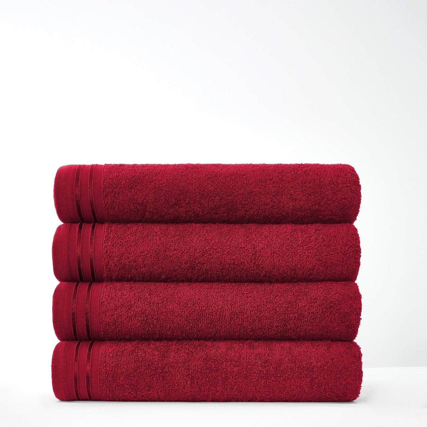 Bath Towels - Set of 4 Bathroom Bath Sheets, 100% Luxury Cotton, 500 GSM 75X135CM, Highly Absorbent and Quick Dry Extra Large Towel, Accessory Set, Charcoal