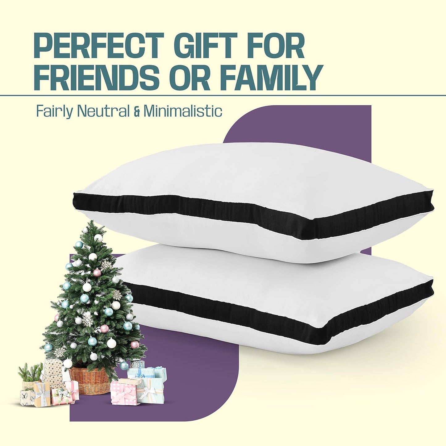 2 Pack Hotel Pillows