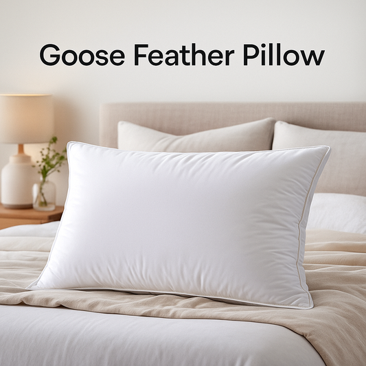 Goose Feather Bed Pillow – Hotel Collection Comfort & Superior Loft