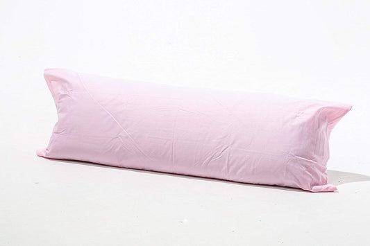 Pink Long Bolster Pillowcase