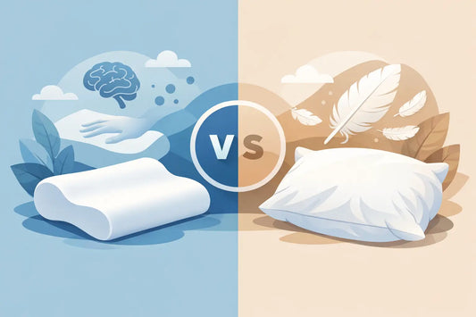 Memory Foam vs Feather Pillow Guide