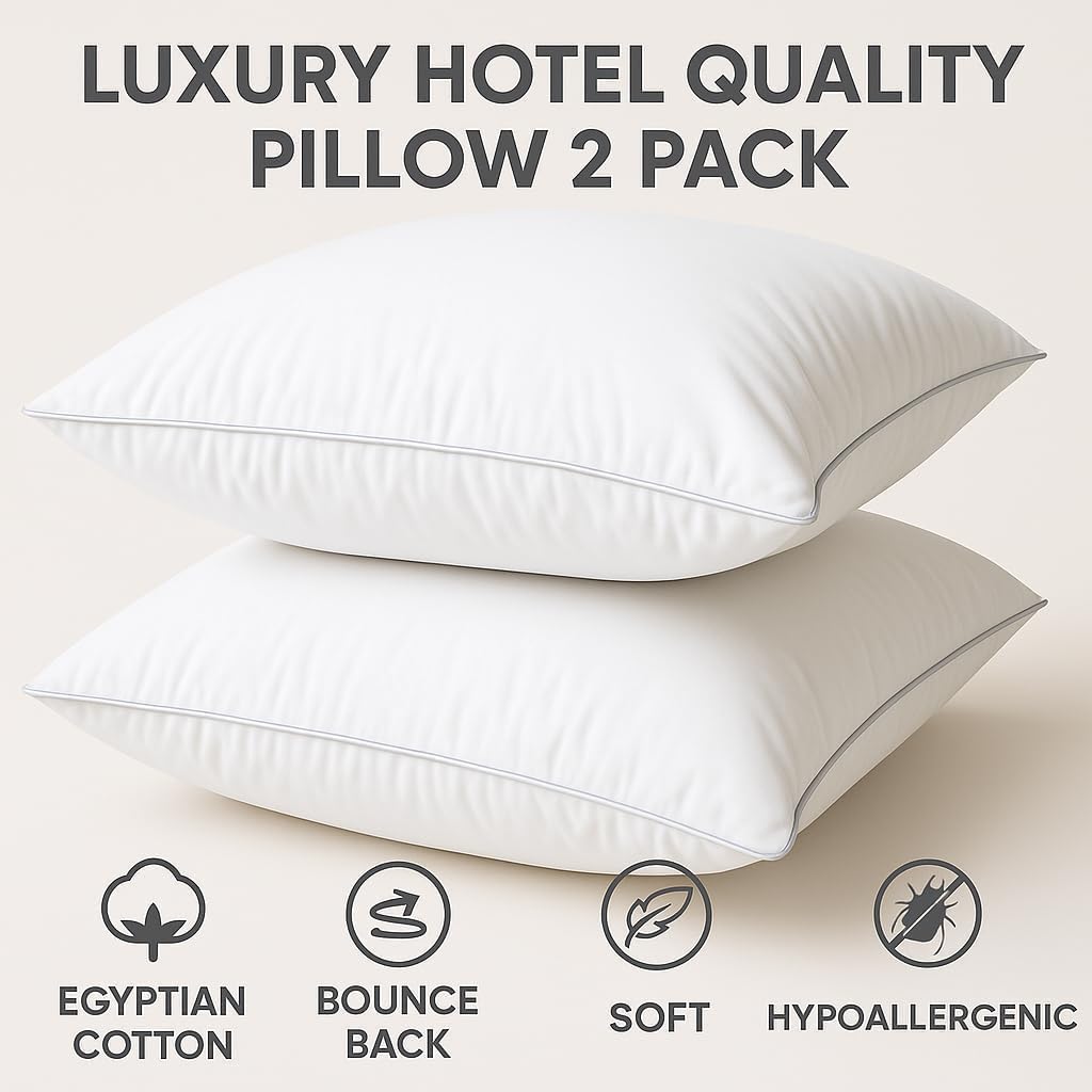 Egyptian Cotton Hotel Quality Pillow with Lavender Fragrance With Down Alternate Filling