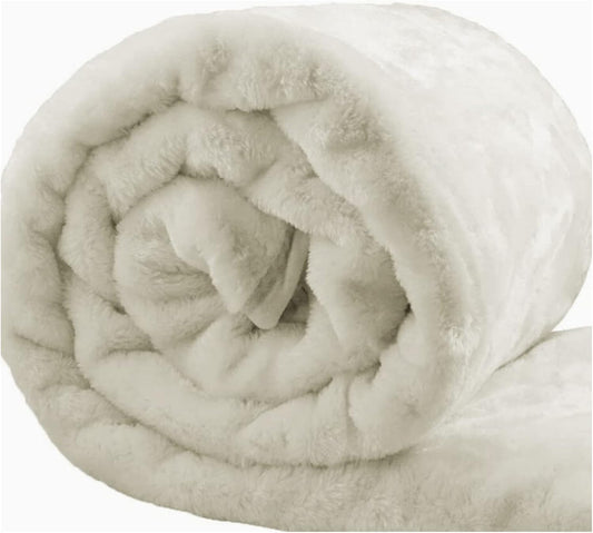Faux Fur Mink Throw Blanket