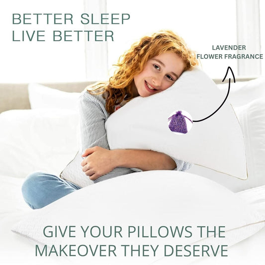 Egyptian Cotton Hotel Quality Pillow with Lavender Fragrance With Down Alternate Filling