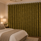 Modern Gold Foil Marble Print Drapes | Room Darkening Eyelet Curtains