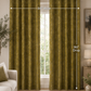 Modern Gold Foil Marble Print Drapes | Room Darkening Eyelet Curtains