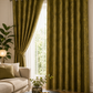Modern Gold Foil Marble Print Drapes | Room Darkening Eyelet Curtains