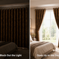 Modern Gold Foil Marble Print Drapes | Room Darkening Eyelet Curtains
