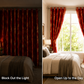 Modern Gold Foil Marble Print Drapes | Room Darkening Eyelet Curtains