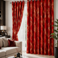 Modern Gold Foil Marble Print Drapes | Room Darkening Eyelet Curtains