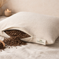 Adjustable Organic Buckwheat Hull Pillow with Breathable Hemp Cover | Sustainable Natural Support