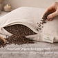 Adjustable Organic Buckwheat Hull Pillow with Breathable Hemp Cover | Sustainable Natural Support