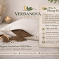 Adjustable Organic Buckwheat Hull Pillow with Breathable Hemp Cover | Sustainable Natural Support