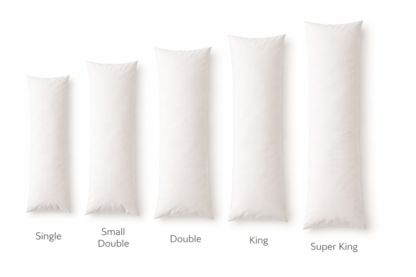 Duck Feather and Fibre Bolster Pillow | All Bed Sizes Available