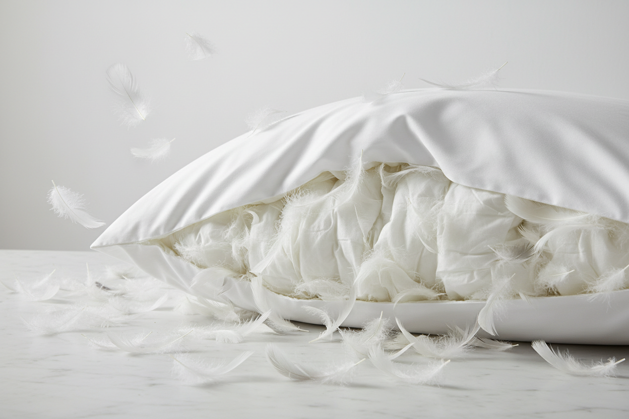 Goose Feather Bed Pillow – Hotel Collection Comfort & Superior Loft